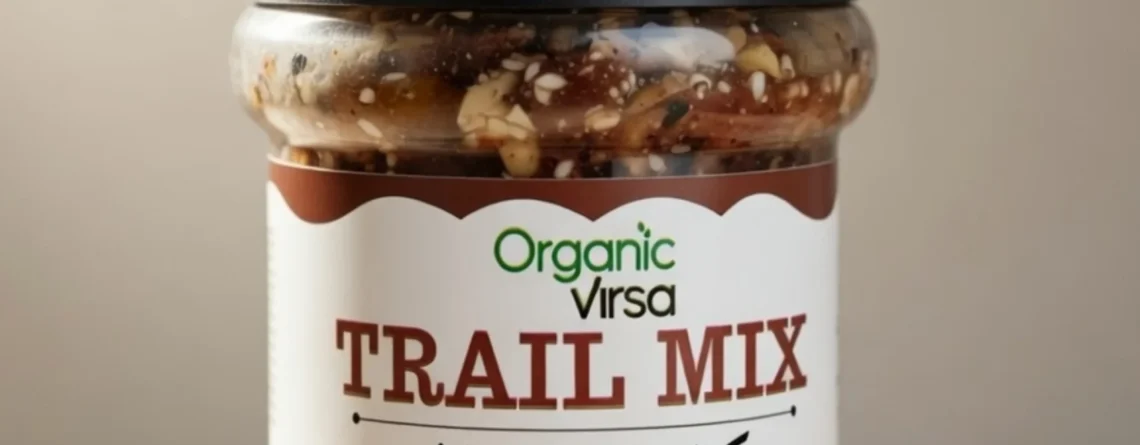 High protein trail mix with mixed nuts and seeds by Organic Virsa Pakistan