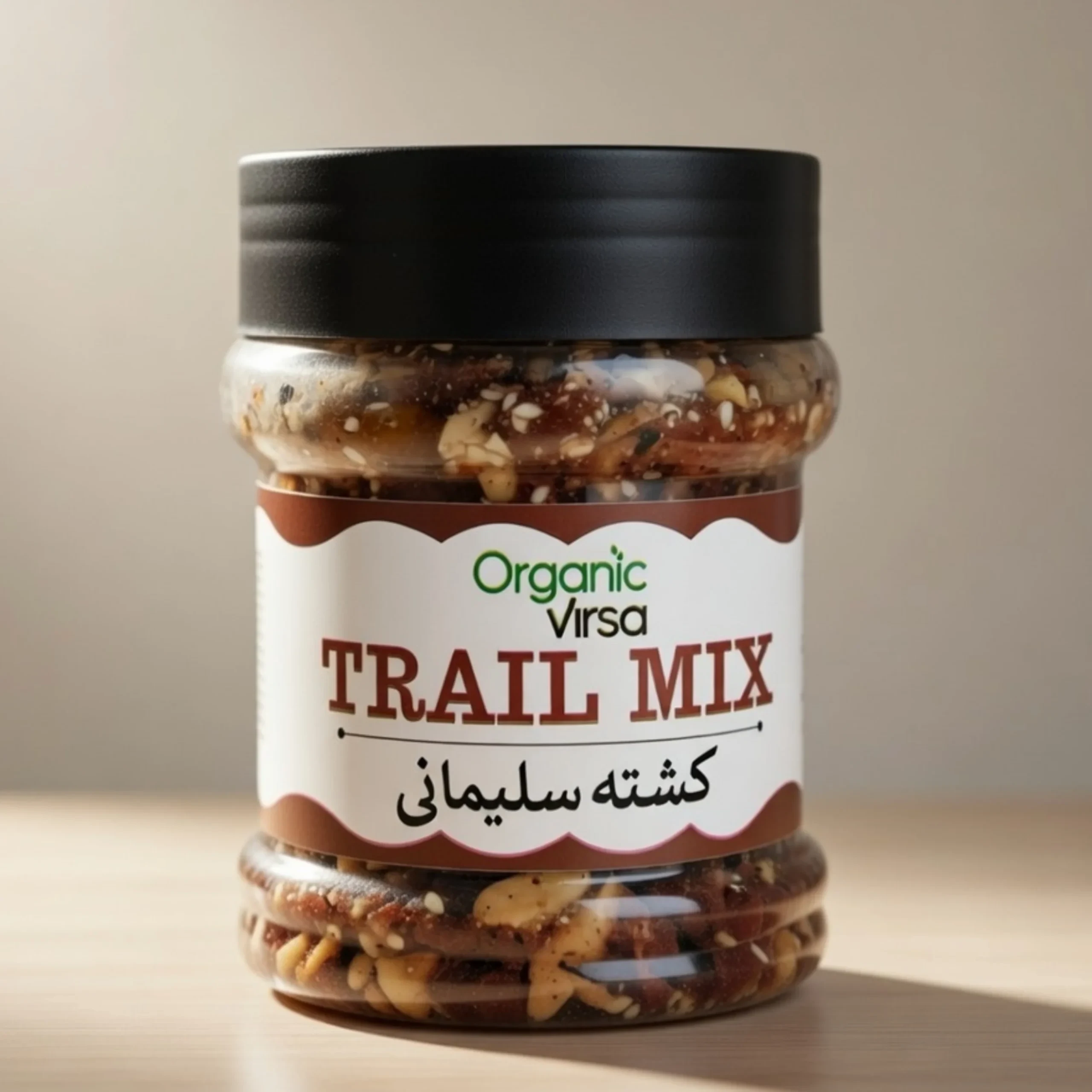 High protein trail mix with mixed nuts and seeds by Organic Virsa Pakistan