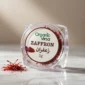 saffron soaked in milk showing rich golden color natural saffron Pakistan